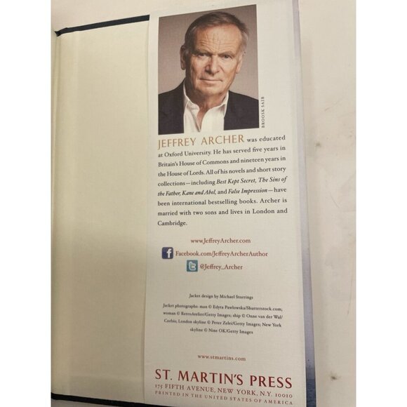 Be Careful What You Wish For by Jeffrey Archer – G+ Thriller Hardcover - Picture 3 of 4